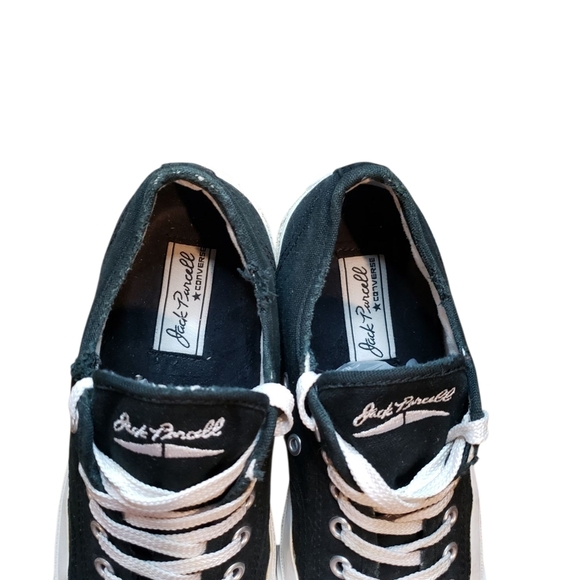Converse Jack Percell Black And White Sneakers 7 - Picture 3 of 12